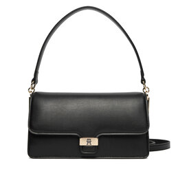 Tommy Hilfiger Ročna torba Tommy Hilfiger Heritage Conv Crossover AW0AW18029 Črna