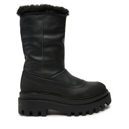 Calvin Klein Jeans Śniegowce Calvin Klein Jeans Flatform Chelsea Boot Padded YW0YW01558 Czarny