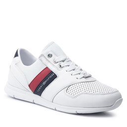 Tommy Hilfiger Sneakers Tommy Hilfiger Lightweight Leather Sneaker FW0FW04261 Rwb 020
