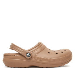 Crocs Natikače Crocs Classic Lined Clog 203591 Smeđa