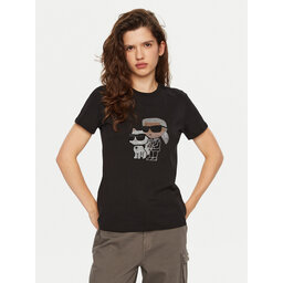 KARL LAGERFELD KARL LAGERFELD Camiseta A1W17131 Negro Regular Fit