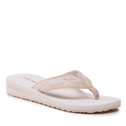 Tommy Hilfiger Flip flop Tommy Hilfiger Th Colorblock Webbing Sandal FW0FW07144 Weathered White AC0