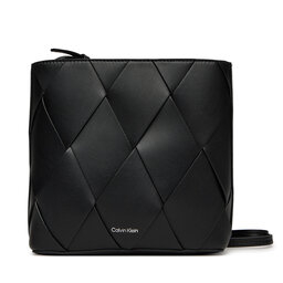 Calvin Klein Borsetta Calvin Klein Ck Woven Square Crossbody K60K612991 Nero