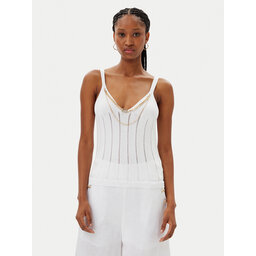 MET MET Τοπ M10 238MG Λευκό Regular Fit