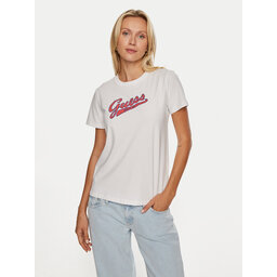 Guess Jeans Guess Jeans T-Shirt W4YI13 J1314 Weiß Regular Fit