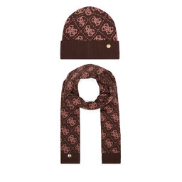 Guess Set Schal und Mütze Guess GFBOX WP6401 Braun