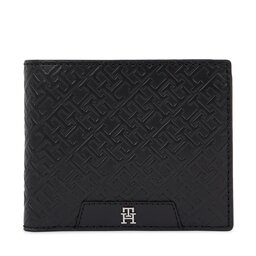 Tommy Hilfiger Herrplånbok Tommy Hilfiger Th Monogram Leather Cc And Coin AM0AM11595 Black BDS