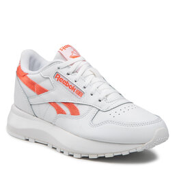 Reebok Обувки Reebok Classic Leather SP GW3795 Cloud White / Cloud White / Semi Orange Flare