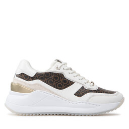 

Снікерcи Calvin Klein Chunky Inter Wdg Lace Up HW0HW01272 White/Brown Mono 0K4, Білий