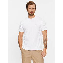 Gant Gant Marškinėliai Shield 2003184 Balta Regular Fit