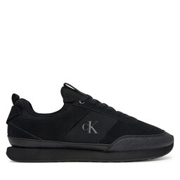 Calvin Klein Sneakers Calvin Klein Retro Runner Sock Laceup Mix HM0HM02305 Schwarz