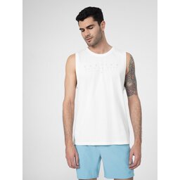 4F 4F Trikó 4FSS23TTSHM368 Fehér Regular Fit