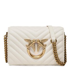 Pinko Дамска чанта Pinko Love Click Mini PE 23 PLTT 10067 A0GK White Z14Q