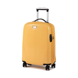 Wittchen Маленький пластиковый чемодан Wittchen 56-3P-571-50 Жёлтый