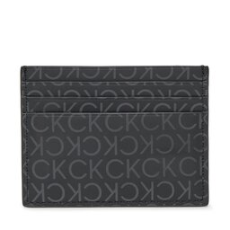 

Чохол для кредиток Calvin Klein Rubberized Cardholder 6Cc K50K511256 Uv Mono Black 0GL, Чорний