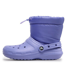 

Снігоходи Crocs Classic Lined Neo Puff Boot 206630 Digital Violet, Фіолетовий
