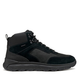 Geox Schnürschuhe Geox U Spherica 4X4 B Abx U46FDC 02245 C9999 Schwarz