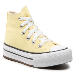 Converse Sneakers aus Stoff Converse Ctas Eva Lift Hi A02490C Soft Sunshine/White/Black