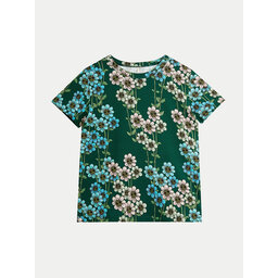 MINI RODINI Mini Rodini Marškinėliai Daisys 2472013575 Žalia Regular Fit