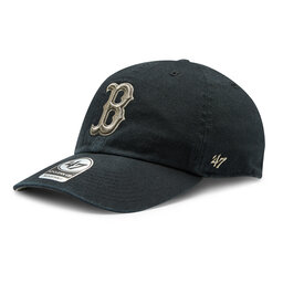 47 Brand Cap 47 Brand MLB Boston Red Sox Ballpark Camo 47 CLEAN UP B-BPCAM02GWS-BK Black