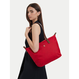 Tommy Hilfiger Handtasche Tommy Hilfiger Popette Tote AW0AW17711 Rot