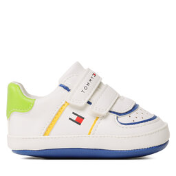 

Снікерcи Tommy Hilfiger Velcro Shoe T0B4-32819-1582 White/Multicolor X256, Білий