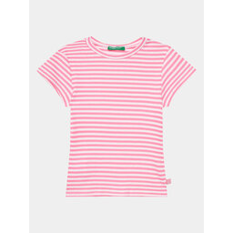 United Colors Of Benetton United Colors Of Benetton Футболка 3W5BG10D4 Рожевий Slim Fit