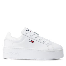 

Снікерcи Tommy Jeans Flatform Essential EN0EN01731 White YBR, Білий