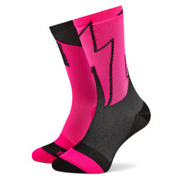 Dynafit Дълги чорапи unisex Dynafit No Pain No Gain Sk 08-0000071612 Pink Glo Black Out 6072 0910