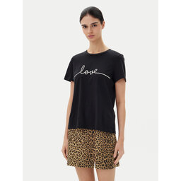 Vero Moda Vero Moda Marškinėliai Kami 10332587 Juoda Relaxed Fit