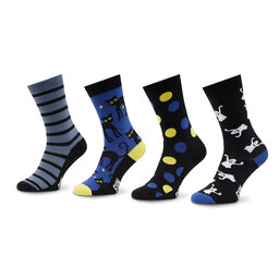 Fun Socks 4 pár hosszú szárú unisex zokni Fun Socks FS-FU71108 9999