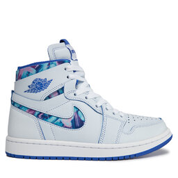 

Взуття Nike Air Jordan 1 High Zoom Air CMFT DV5575 140 White/Hyper Royal/Black, Білий