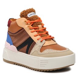 Lacoste Сникърси Lacoste L002 Wntr Mid 2221 Sfa 7-44SFA00707E1 Brw/Pnk