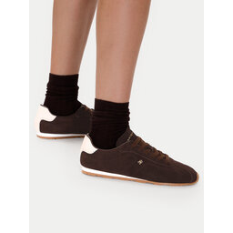 Tommy Hilfiger Sneakers Tommy Hilfiger Bella Low Runner FW0FW09189 Braun