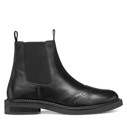 Geox Kotníková obuv s elastickým prvkem Geox D Serilda D56WYC 00043 C9999 Černá