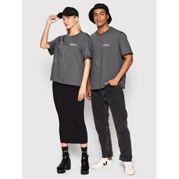 2005 2005 Marškinėliai Unisex Horned Pilka Relaxed Fit