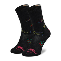 Happy Socks Ilgos Vaikiškos Kojinės Happy Socks KGTI03-9300 Juoda