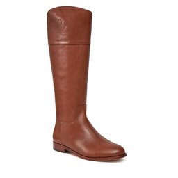 Lauren Ralph Lauren Kozačky ve vojenském stylu Lauren Ralph Lauren 802915418001 Deep Saddle Tan