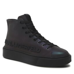 KARL LAGERFELD Sneakers KARL LAGERFELD KL52255I Black Lthr w/Iridescent