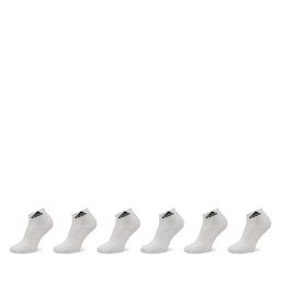 adidas Calcetines cortos unisex adidas Thin and Light Sportswear Ankle Socks 6 Pairs HT3430 white/black
