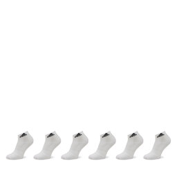 adidas Calzini corti unisex adidas Thin and Light Sportswear Ankle Socks 6 Pairs HT3430 white/black