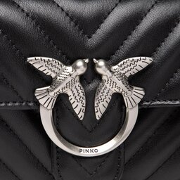 

Сумка Pinko Love Wallet Chevron 3Cl AI 22-23 PLTT 1P22UP A03Z Black Z99O, Чорний