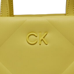 

Сумка Calvin Klein Re-Lock Quilt Tote Mini K60K611340 Citrus ZAV, Жовтий
