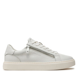 

Снікерcи Calvin Klein Low Top Lace Up W/Zip HM0HM01475 Triple White 0K4, Білий
