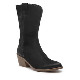 R.Polański Botine R.Polański 1420 Czarny Nubuk