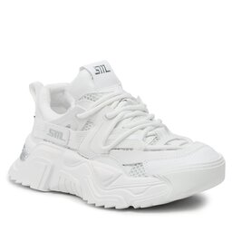 Steve Madden Sneakers Steve Madden Kingdom Sneaker SM11002519 SM11002519-11E White/White