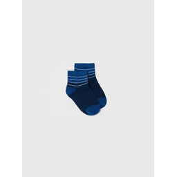 OVS Set od 3 para dječjih visokih čarapa OVS 1599797 Blu/Azzurro 216