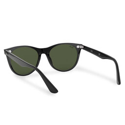 

Сонцезахисні окуляри Ray-Ban Wayfarer II Classic 0RB2185 901/31 Black/Green Classic, Чорний