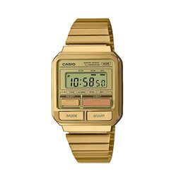 Casio Zegarek Casio Vintage 80s A120WEG-9AEF Gold