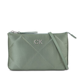 Calvin Klein Borsetta Calvin Klein Re-Lock Quilt Crossbody - Satin K60K611299 Sea Spray LKG